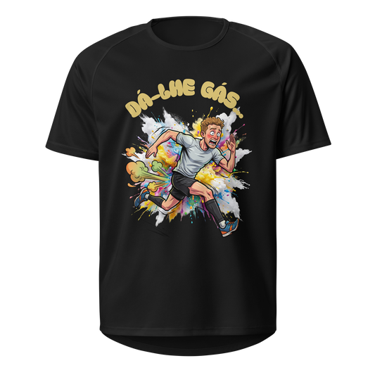 Mockup T-Shirt Dá-lhe Gás... – Preto