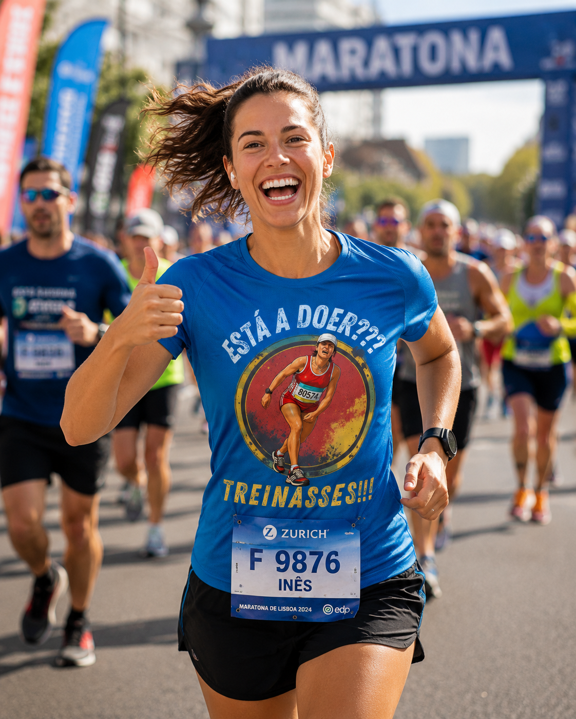 T-Shirts de Corrida Mulher