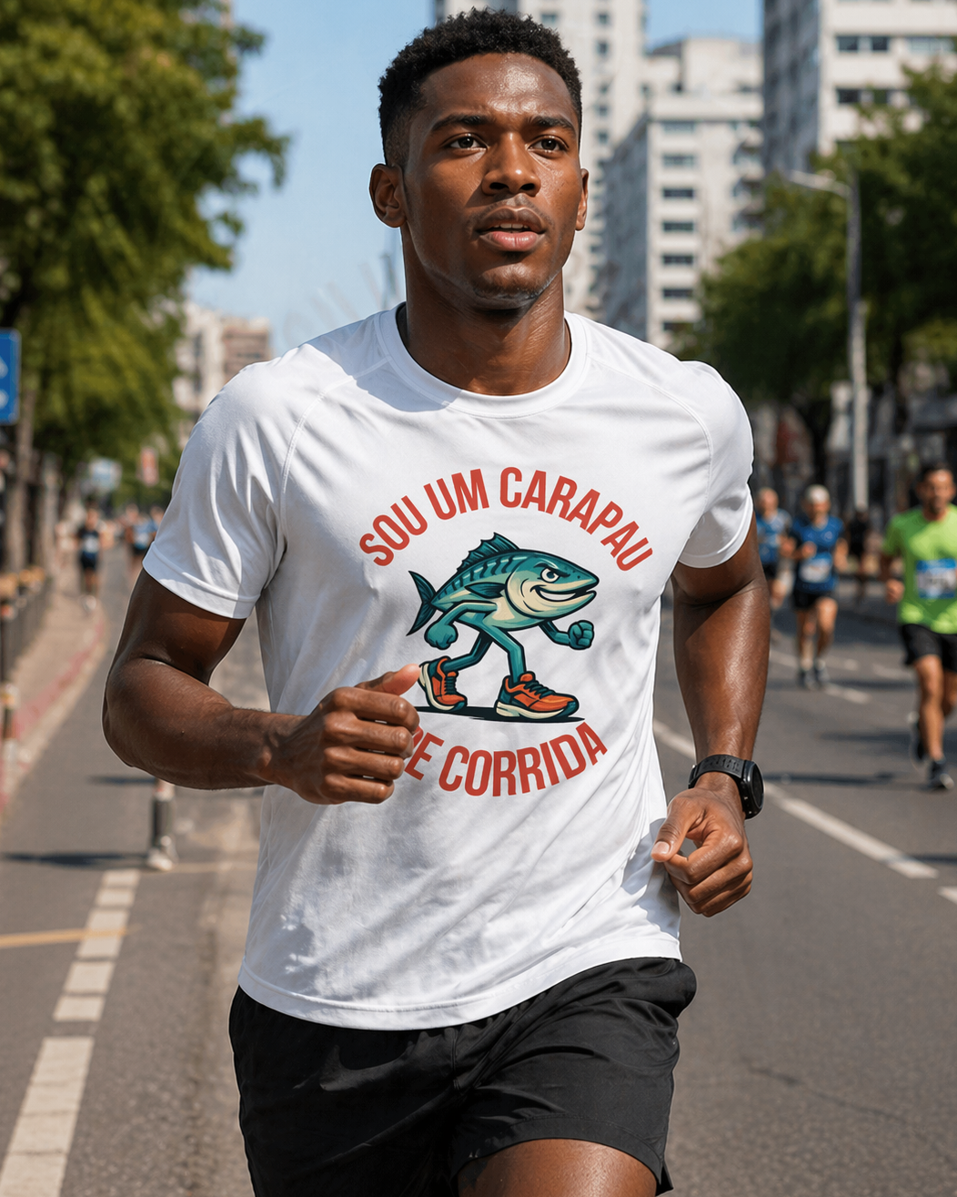 T-Shirt de corrida Carapau de Corrida Unissexo – Doí Treinasses