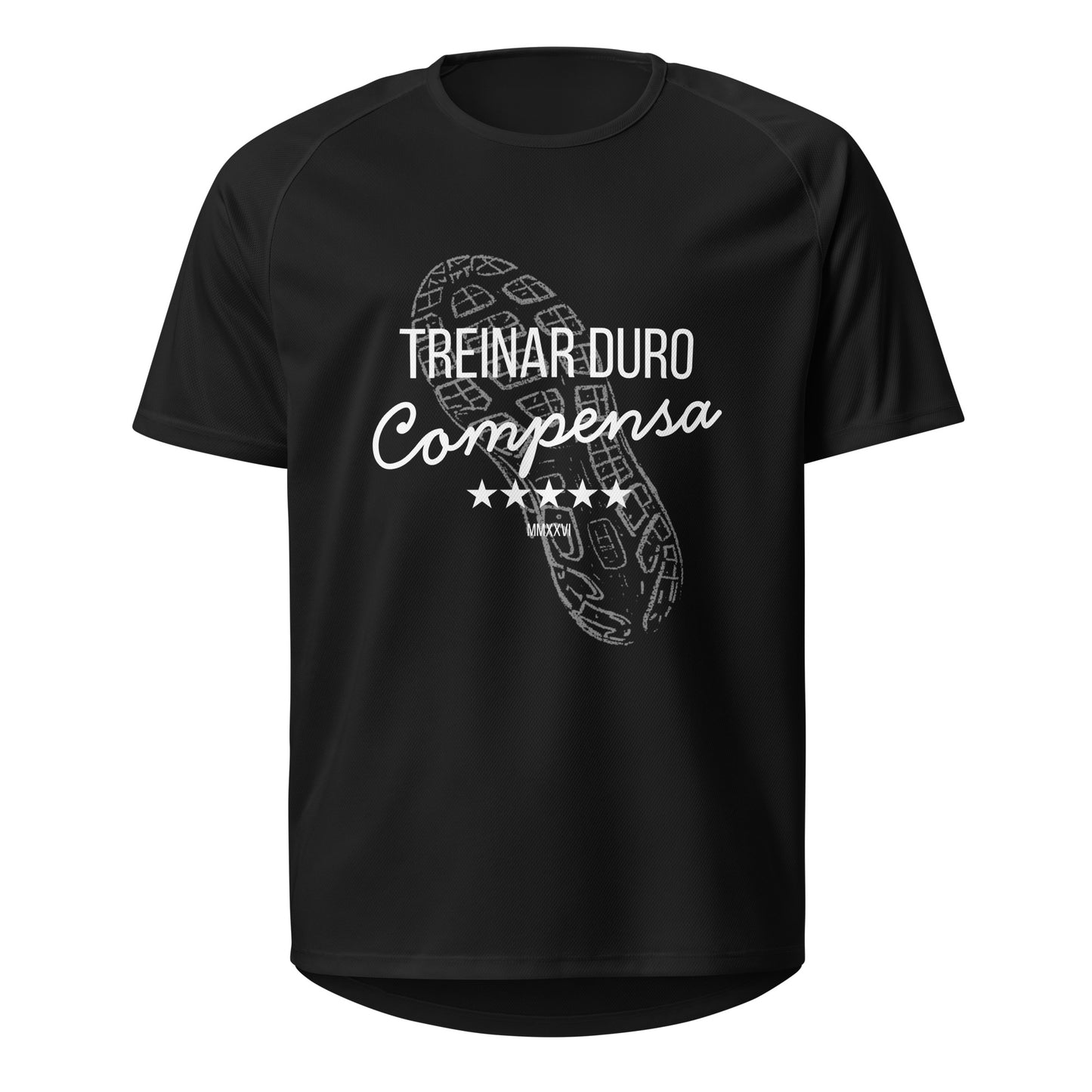 Mockup T-Shirt Treinar Duro – Preto
