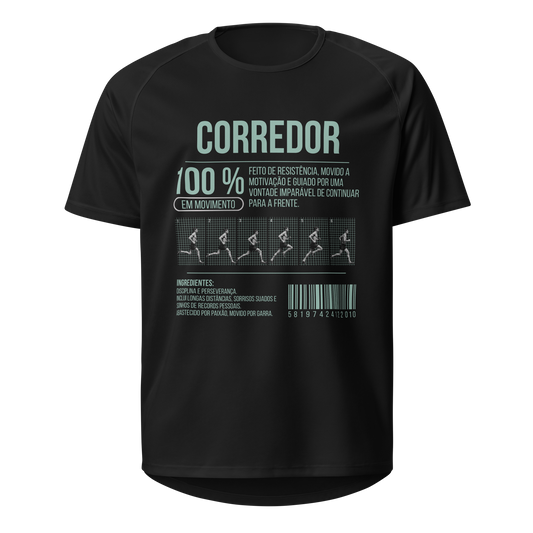 Mockup T-Shirt 100% Corredor – Preto