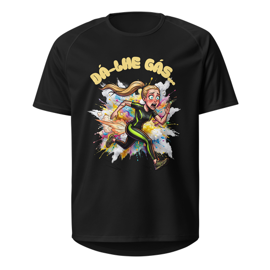 Mockup T-Shirt Dá-lhe Gás... – Preto
