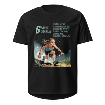 Mockup T-Shirt 6 Fases da Corrida – Preto