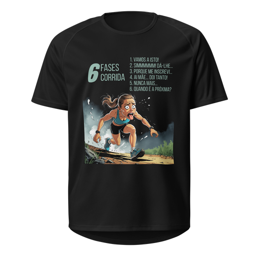 Mockup T-Shirt 6 Fases da Corrida – Preto