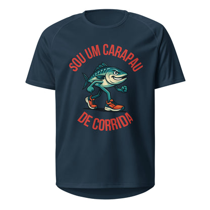 Mockup T-Shirt Carapau de Corrida – Azul Francês