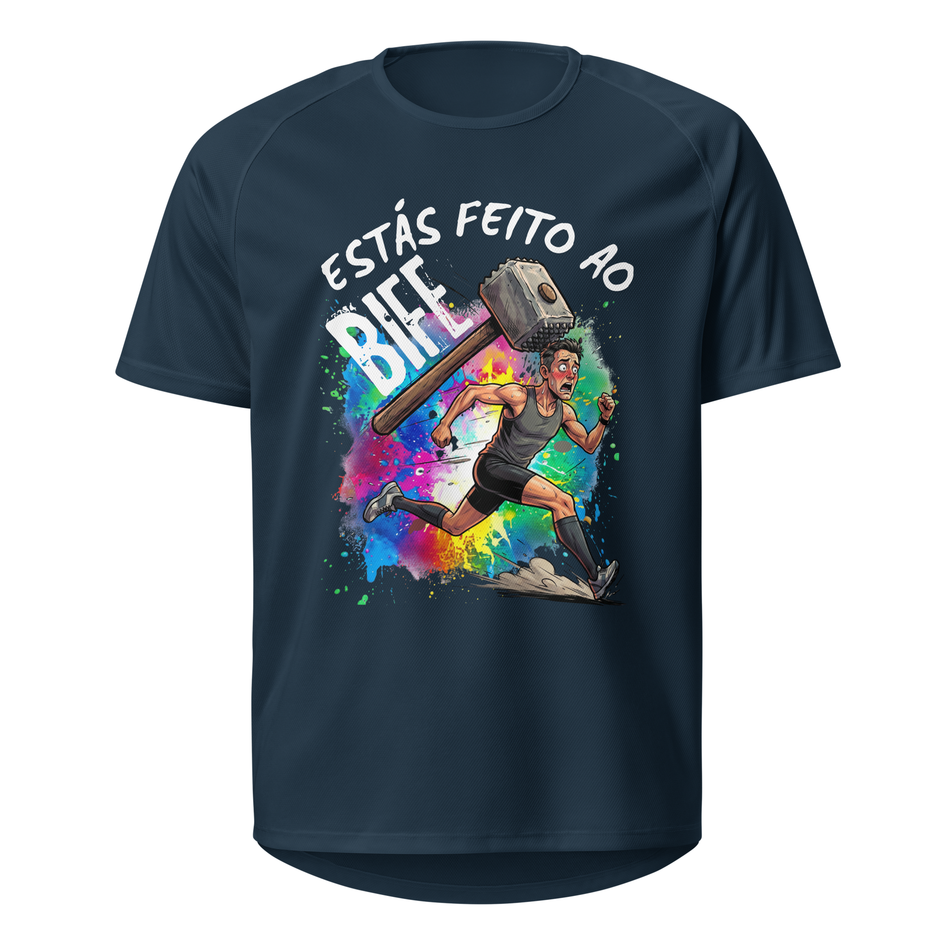 Mockup T-Shirt Estás Feito ao Bife – Azul Francês