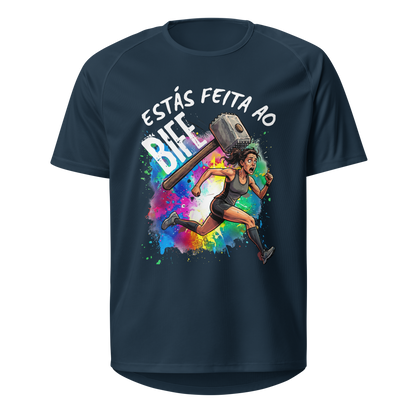 Mockup T-Shirt Estás Feita ao Bife – Azul Francês