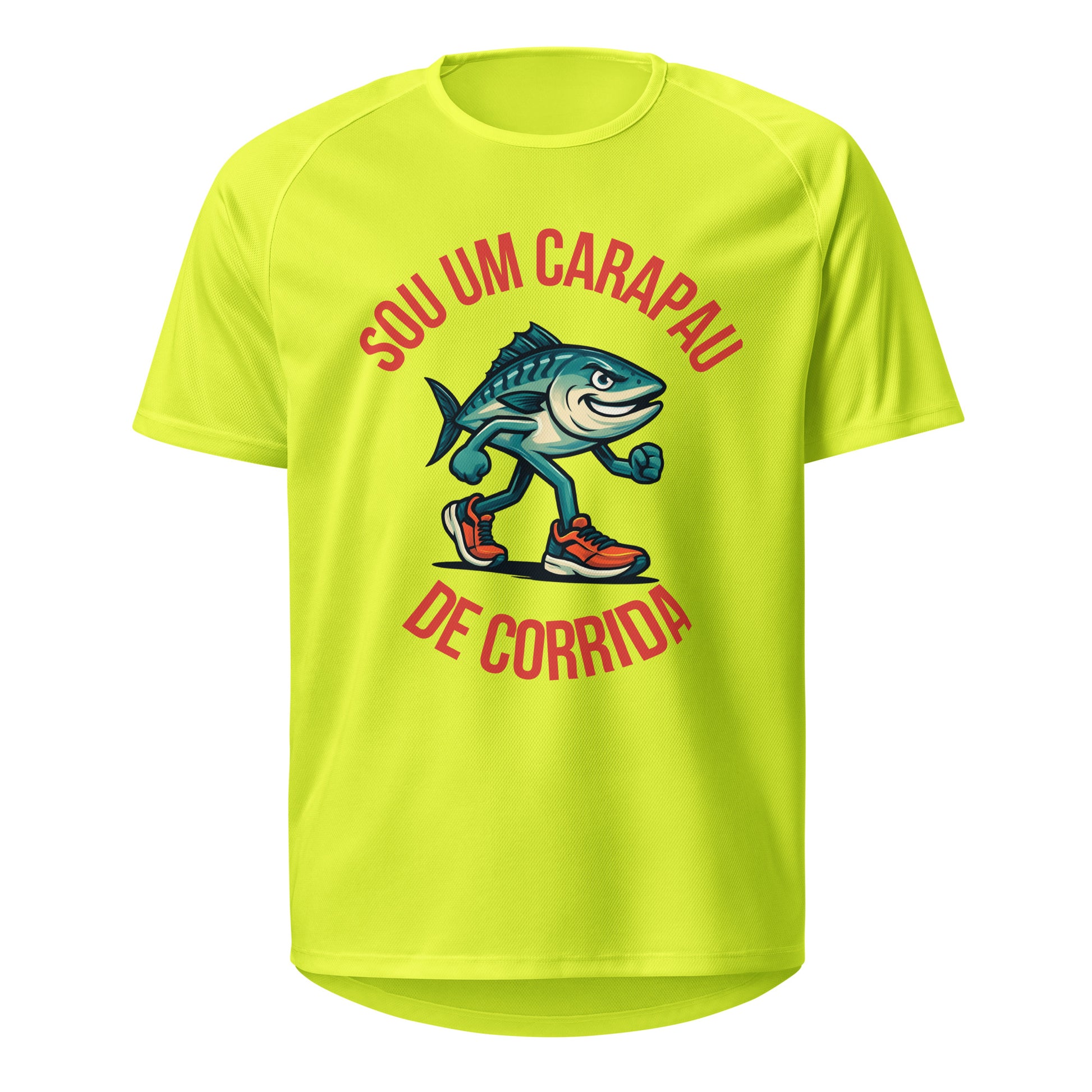 Mockup T-Shirt Carapau de Corrida – Amarelo Neon