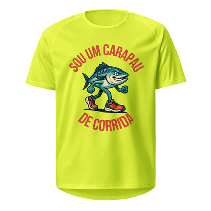 Mockup T-Shirt Carapau de Corrida – Amarelo Neon
