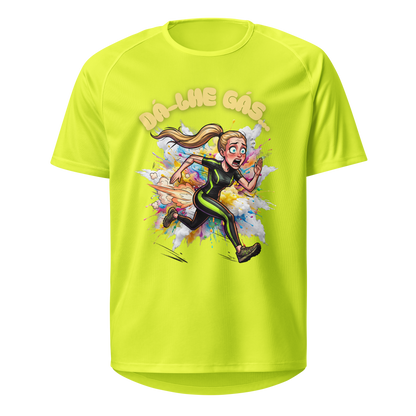 Mockup T-Shirt Dá-lhe Gás... – Amarelo Neon