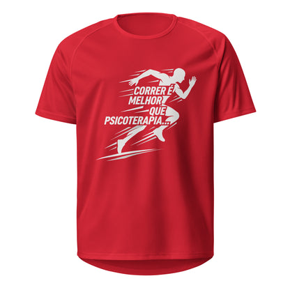 Mockup T-Shirt Melhor que Psicoterapia – Vermelho