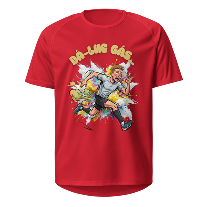 Mockup T-Shirt Dá-lhe Gás... – Vermelho
