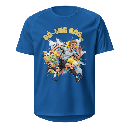 Mockup T-Shirt Dá-lhe Gás... – Azul Royal