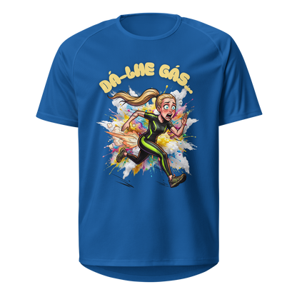 Mockup T-Shirt Dá-lhe Gás... – Azul Royal