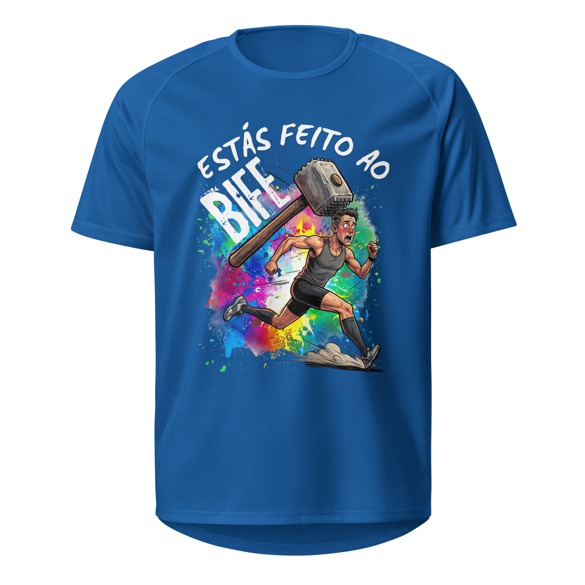 Mockup T-Shirt Estás Feito ao Bife – Azul Royal