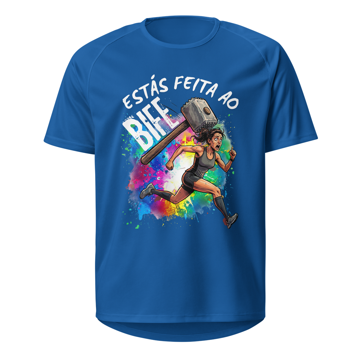 Mockup T-Shirt Estás Feita ao Bife – Azul Royal