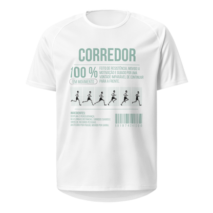 Mockup T-Shirt 100% Corredor – Branco
