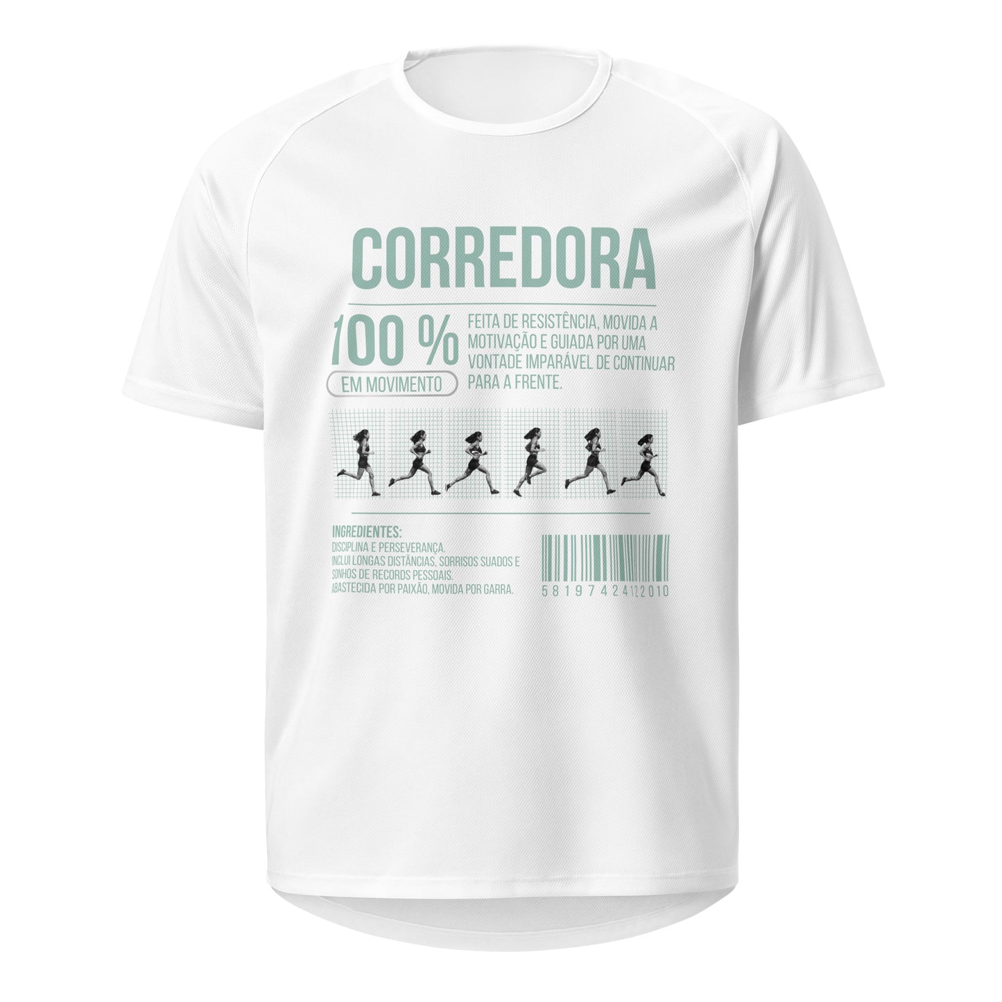 Mockup T-Shirt 100% Corredora – Branco