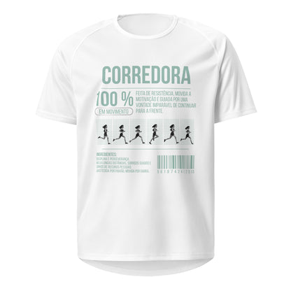Mockup T-Shirt 100% Corredora – Branco