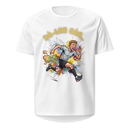 Mockup T-Shirt Dá-lhe Gás... – Branco