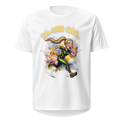 Mockup T-Shirt Dá-lhe Gás... – Branco